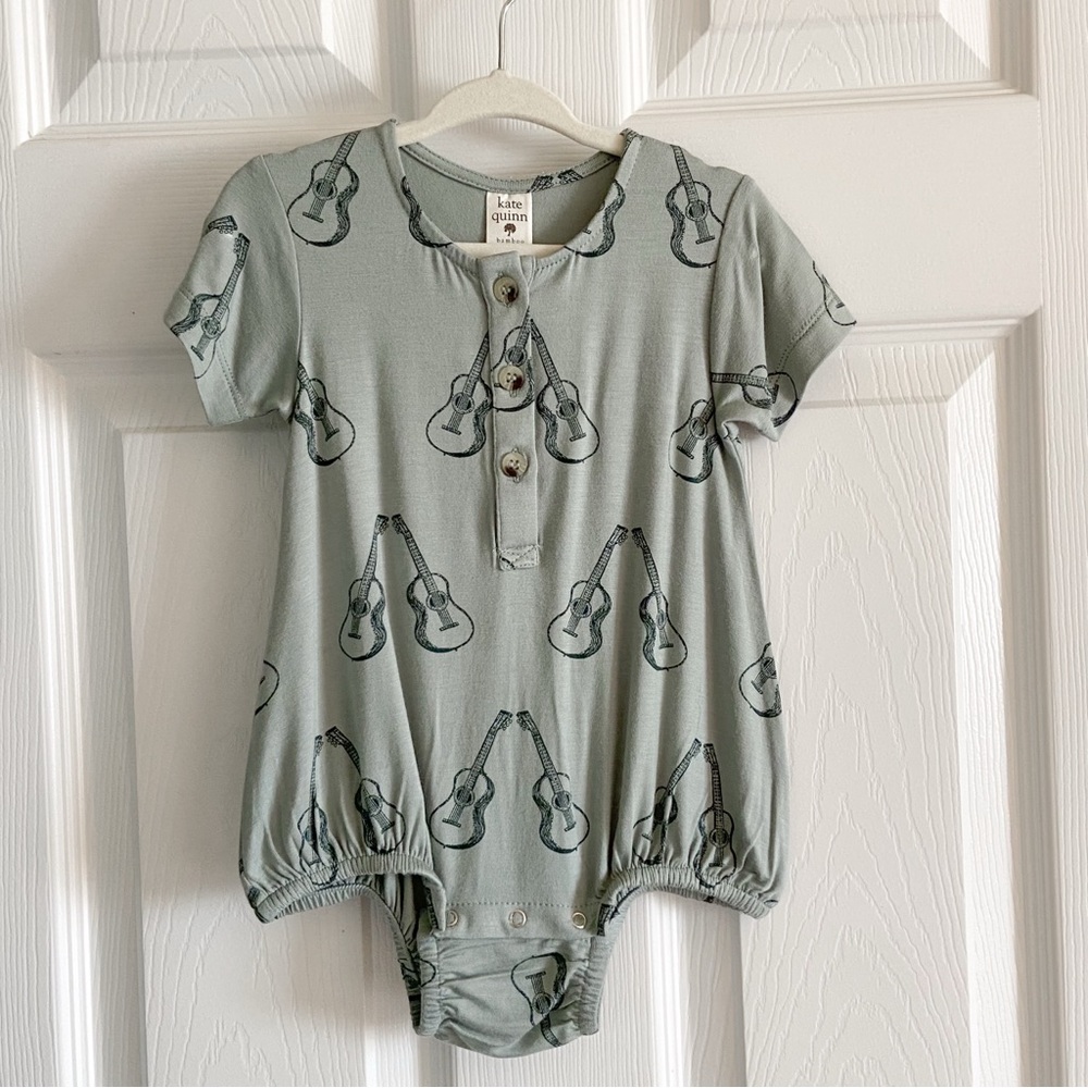 Kate Quinn “Balsam Guitars” Bamboo Bubble Romper